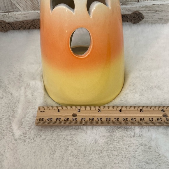 Ceramic Candy Corn Luminary - Picture 4 of 7